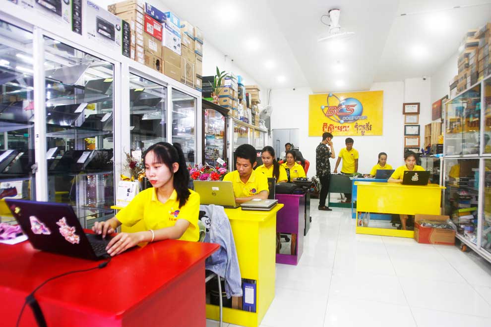 Hands-on training for staff is a top priority at BCS Computer.