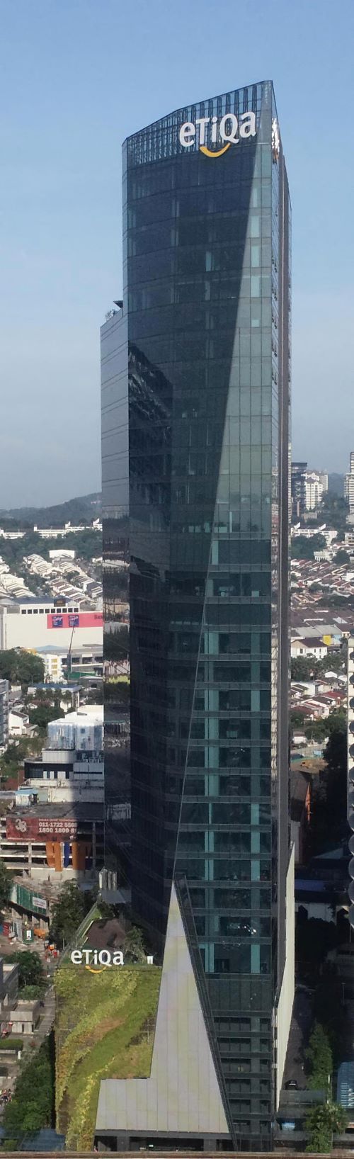 Etiqa’s 38-storey office tower located in Malaysia. SUPPLIED