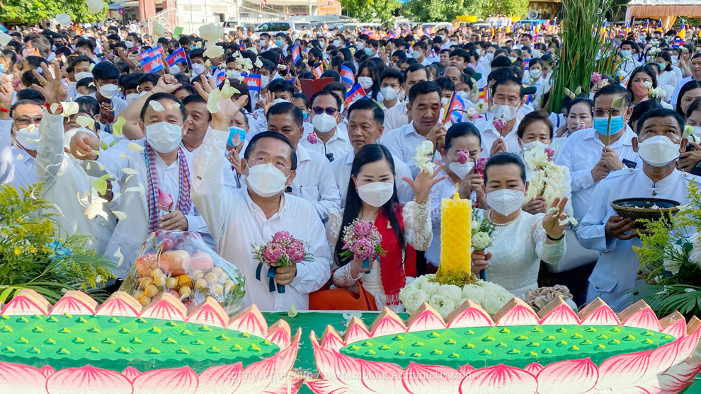 Battambang authorities celebrate Visak Bochea Day on May 15. BATTAMBANG PROVINCIAL ADMINISTRATION