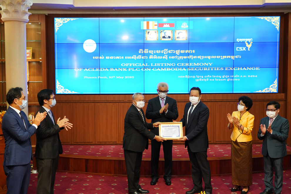 The listing of ACLEDA Bank in May 2020 added a strong impetus to CSX’s trading environment.