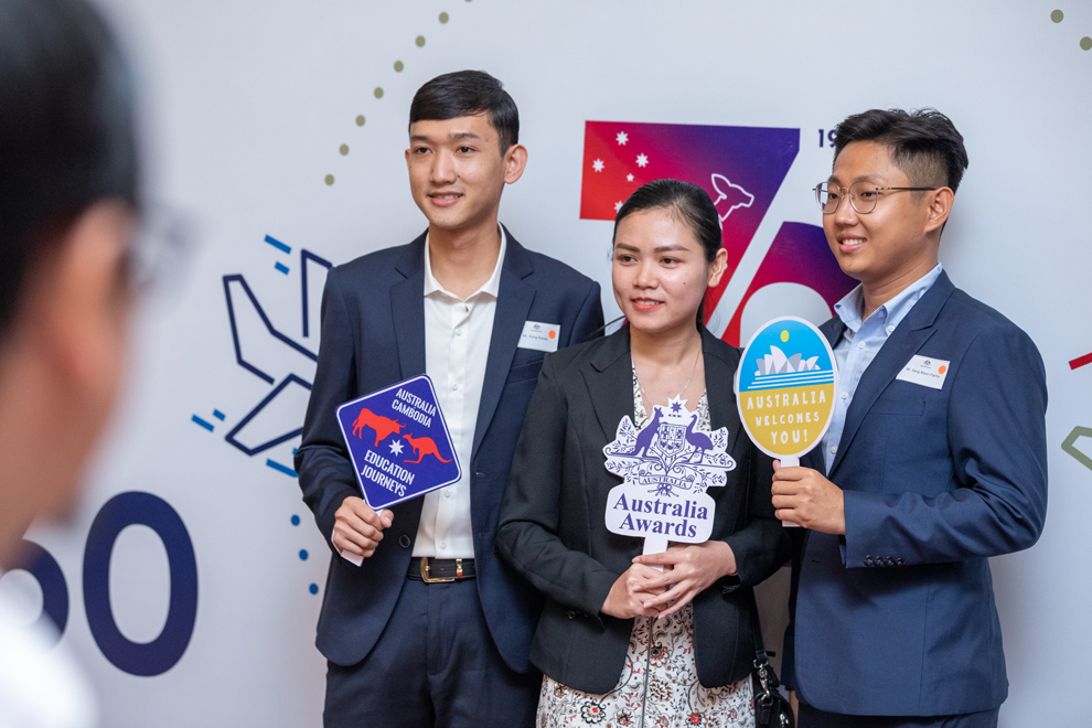 This year 80 students received Australia Awards Scholarships. SUPPLIED