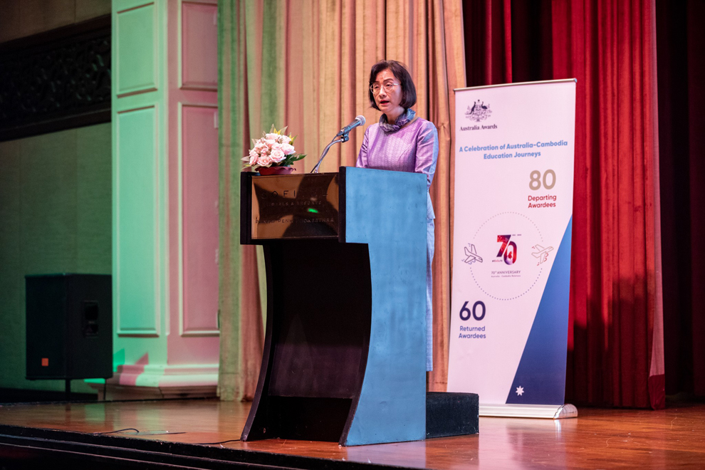 Minister for Women’s Affairs Ing Kantha Phavi. SUPPLIED