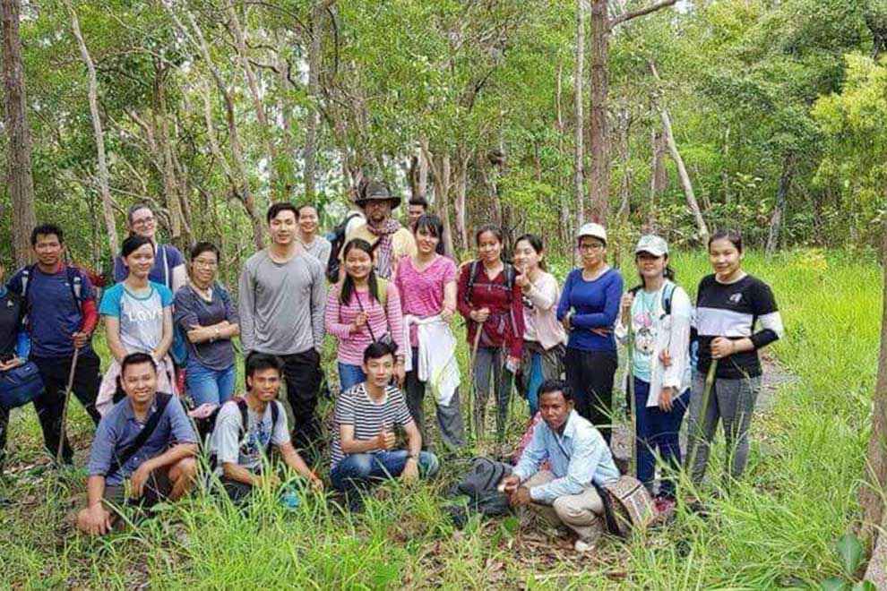 The hike to Kirirom National Park follows a new trail that is untouched by rubbish and litter. SUPPLIED
