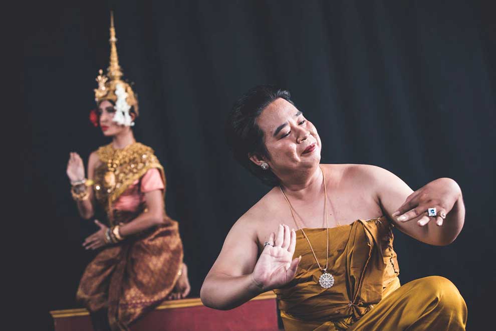 Classical dance expert Phumra can skilfully perform both male and female roles. SUPPLIED