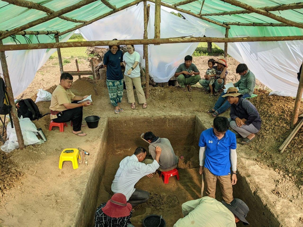 An excavation at Baset temple as part of an initiative that seeks to gain insight into pre-industrial era settlements in the Kingdom. CULTURE MINISTRY