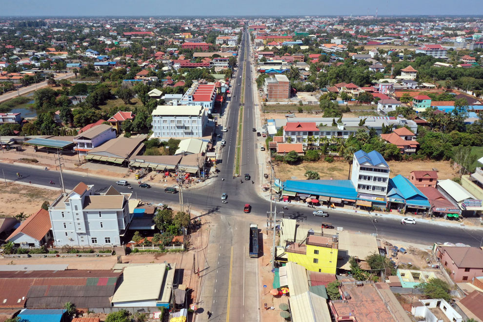 A view of Siem Reap town. SUPPLIED