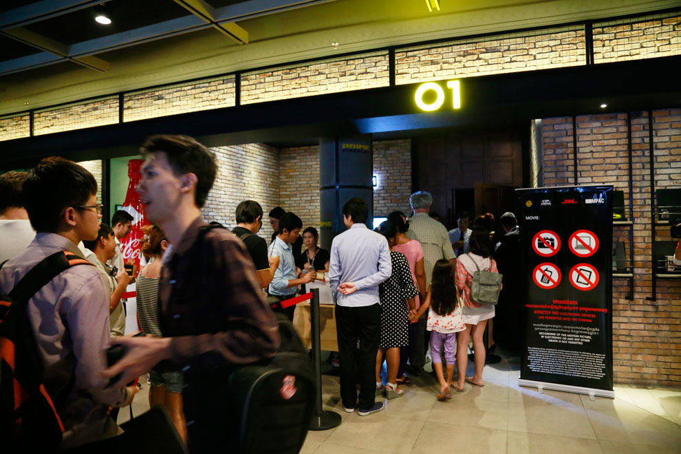 Most screens can be found in cinema complexes in malls like Aeon Mall I and II, and Sorya Shopping Mall