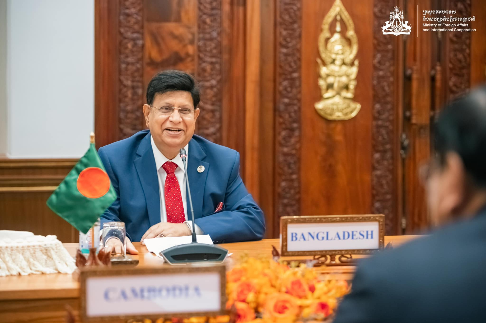 Abdul Momen, Foreign Minister of the People’s Republic of Bangladesh. FOREIGN AFFAIRS MINISTRY