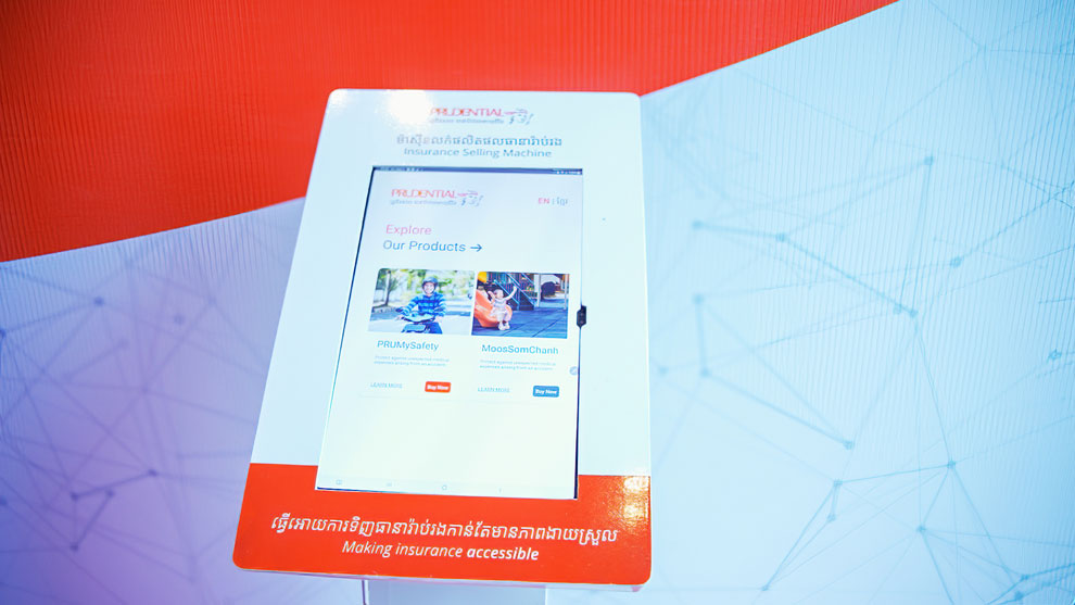 Prudential’s insurance selling machines bring protection solutions to local communities. PHOTO SUPPLIED