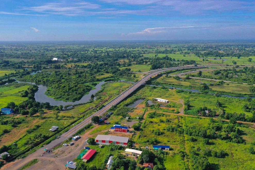 Bot Domdai Bridge measures 18m by 4m, and is built from concrete and steel. PHOTO SUPPLIED