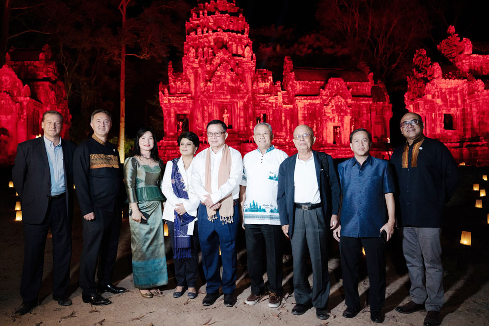 A gala dinner held at the Thommanon Temple in Siem Reap, Cambodia, to commemorate the anniversary of providing a decade of financial protection in Cambodia and 175 years worldwide. PHOTO SUPPLIED