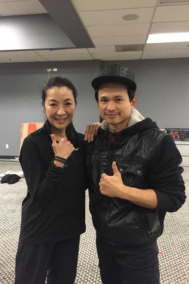 Michelle Yeoh and Dy Sao. PHOTO SUPPLIED