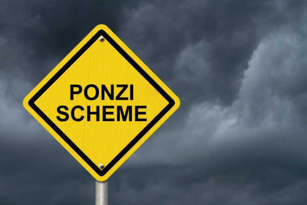Ponzi schemes generally have no real investment. PHOTO SUPPLIED