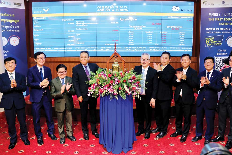 Mengly J Quach Education Plc lists on the CSX on June 28, 2023. PHOTO SUPPLIED