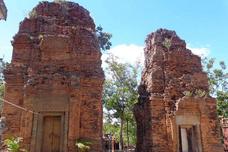 The Neang Khmao Temple built during the 10th century.