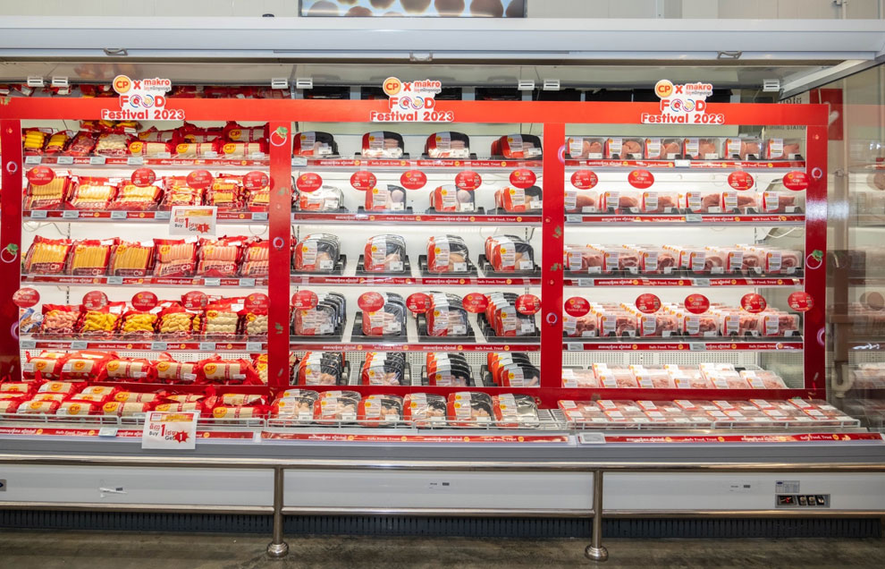 CP Cambodia’s range of quality, nutritious and hygienic food products on display at the ‘CP x Makro Food Festival 2023’.