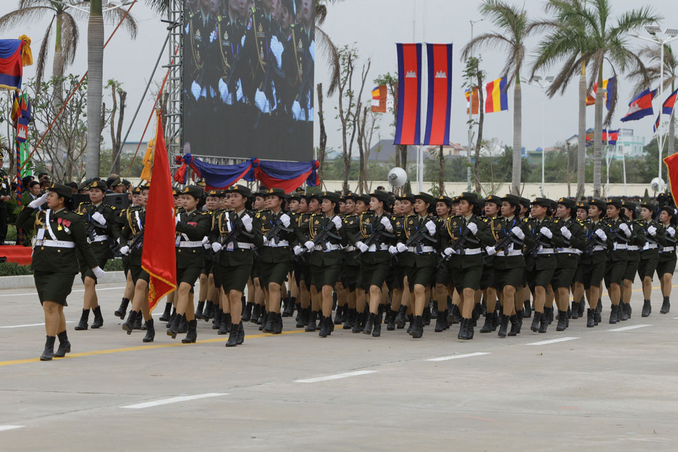 Prime Minister Hun Manet presides over the celebration of the 25th anniversary of the formation of the Royal Cambodian Army Command Headquarters on January 24.