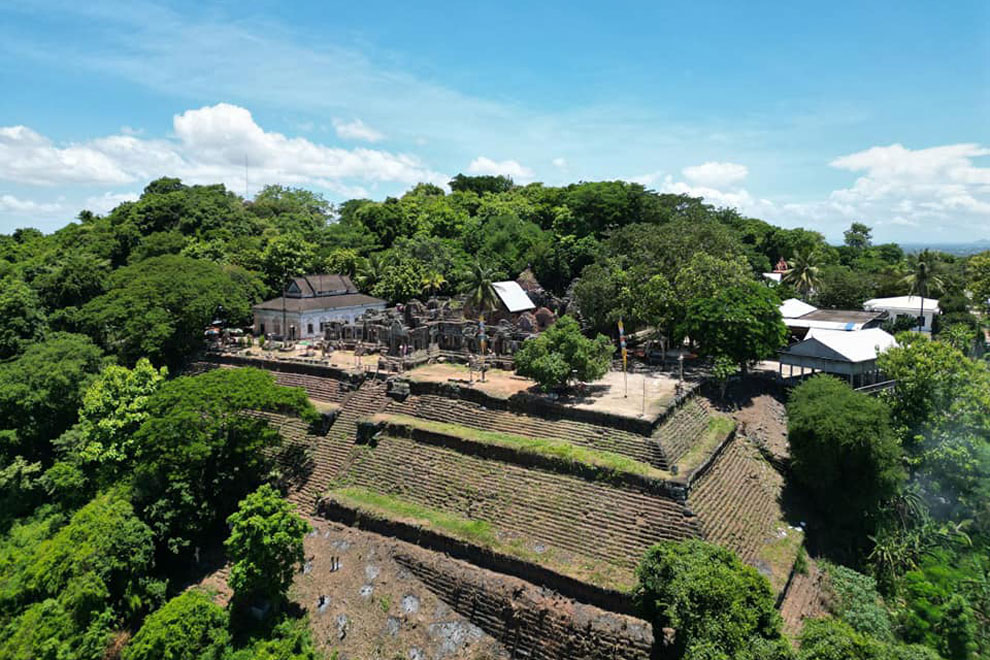 The Cambodia’s Chisor Mountain Temple. Takeo Culture Department