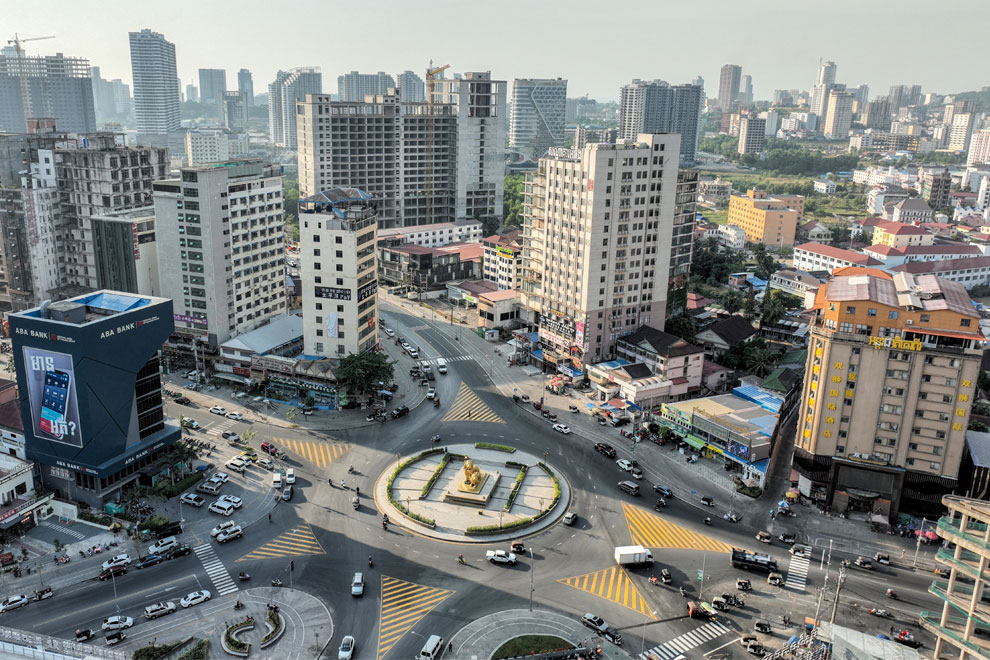 The view of Sihanoukville in early January. Yousos Apdoulrashim