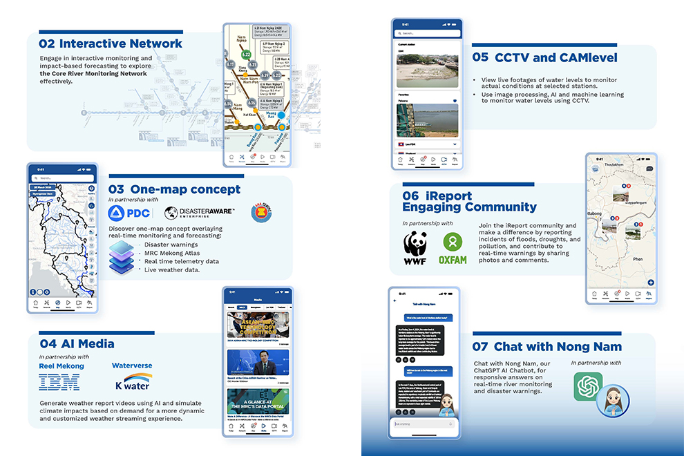 The app will provide communities along the Mekong with push alerts and notifications about weather conditions, disasters, floods and droughts. MRC