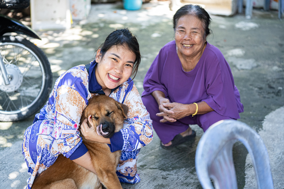 During the two-week project, the teams travelled through designated vaccination areas, going door-to-door to administer the vaccines. Supplied