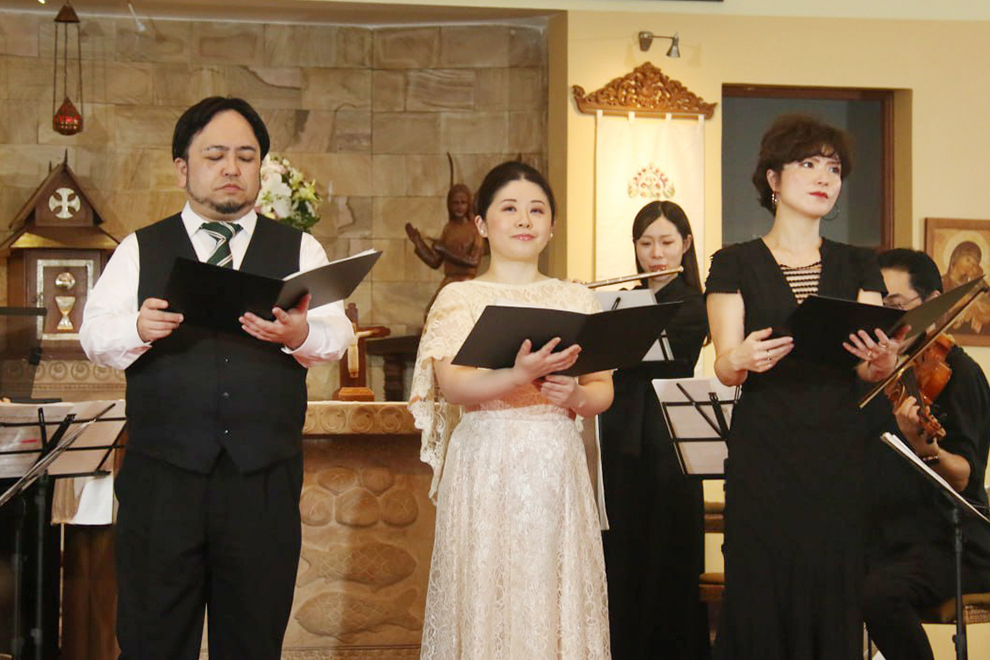 The Cambodia Opera Project and MusiCA, under the artistic direction of Japanese mezzo-soprano Ai Iwasaki, perform during a fundraising event on November 25. Supplied