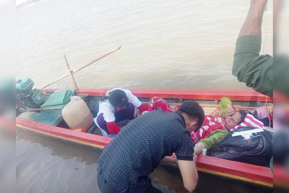 Health ministry officials praised the professionalism of the medical staff who assisted her. Supplied