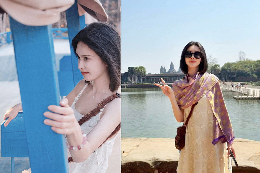 Lead actress Meng Zi Yi posted several iconic landmarks to her social media. She has almost 250K followers on Instagram. Supplied