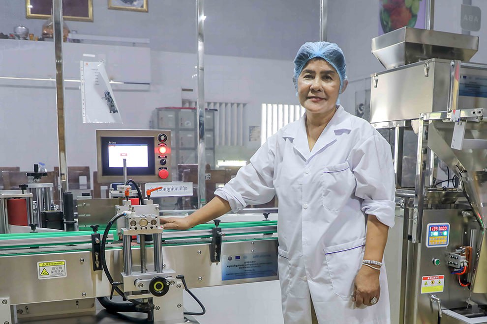 Nhem Channy founded Battambang's Heng Channy Angkor Meas Co. in 2017. After conquering the Kingdom’s markets, she is now looking to expand into exports. Supplied