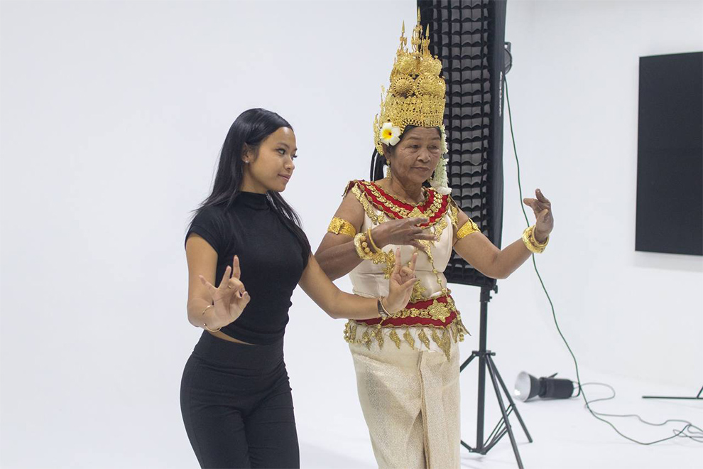 CCF students also engaged in the initiative, offering artistic interpretations of the Apsara Granny 2.0 images. Supplied