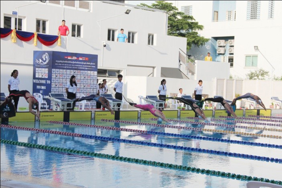 The Kingdom successfully hosted last year’s regional finswimming championship. Chhorn Norn