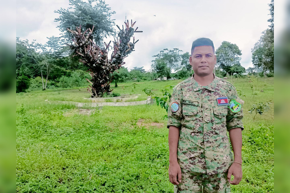 Sin Satha, director of the Keo Seima Wildlife Sanctuary Office, faces a tough challenge, but says efforts are improving. Phak Seangly