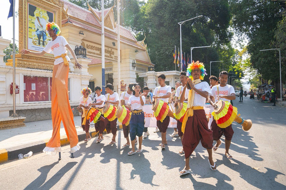 Through a series of vibrant public events, the campaign has reached over 15,000 individuals across Cambodia, from Banteay Meanchey to Kratie. Supplied
