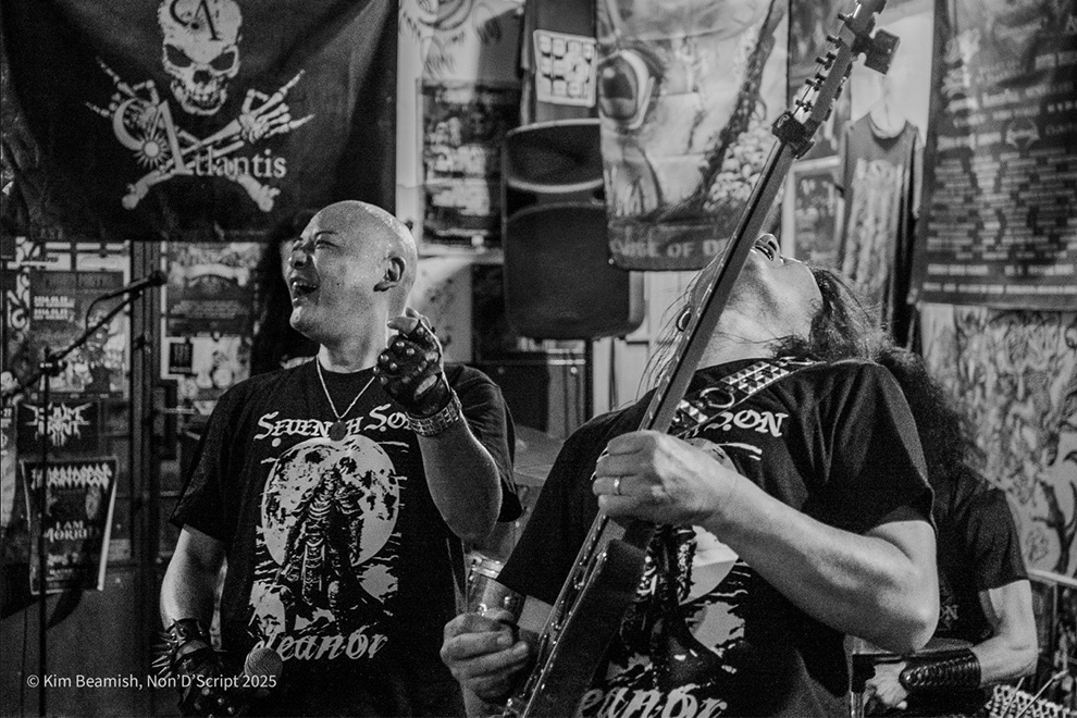 Seventh Son of Japan delivered high-energy metal anthems to the stage. Kim Beamish