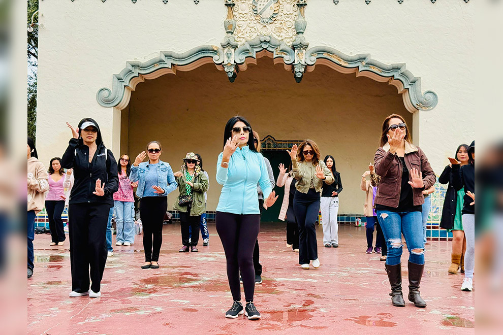 Khmer folk-dance rehearsals, in preparation for the 17th Annual Cambodia Town Parade and Culture Festival. Supplied