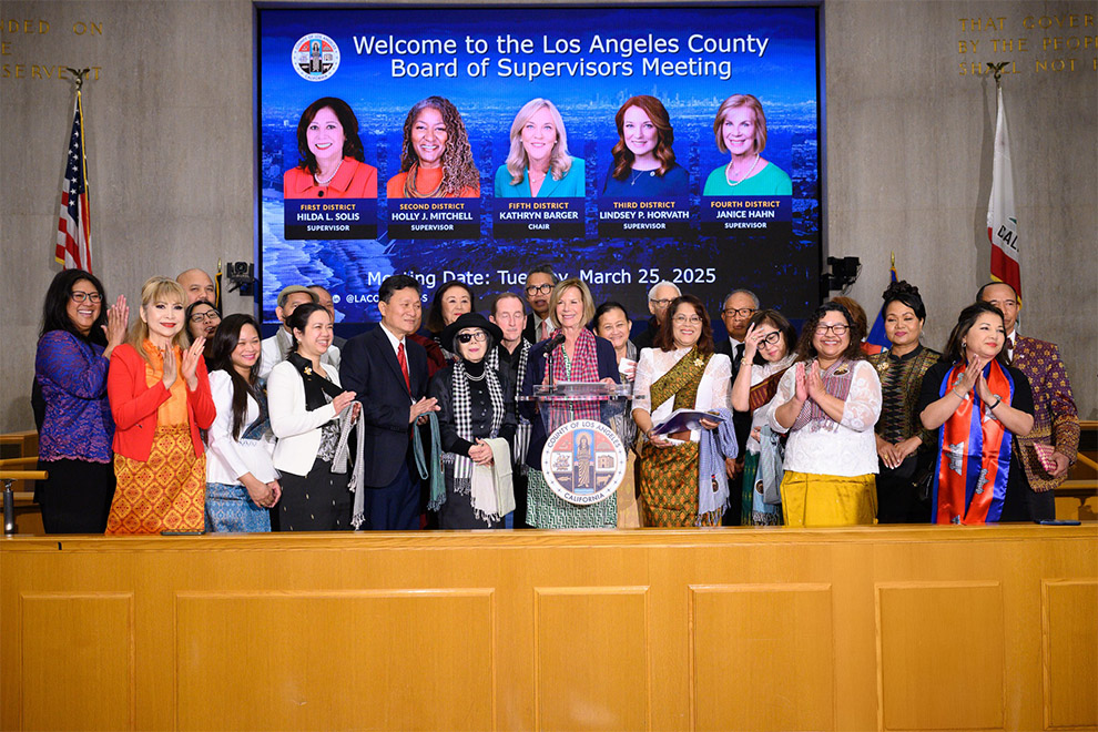 Long Beach's Cambodian American community — the largest Cambodian population outside of the Kingdom — celebrated the recognition of April as Cambodian Heritage Month in LA County. Supplied