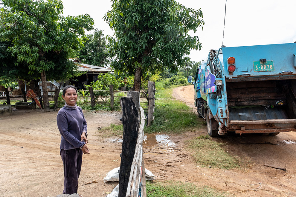 This initiative aims to prevent tons of waste from reaching the Tonle Sap Lake. Supplied