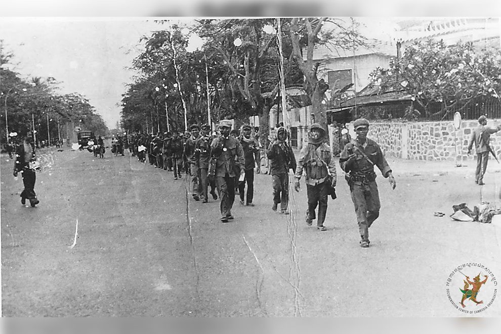 Khmer Rouge Forces entered Phnom Penh in 1975