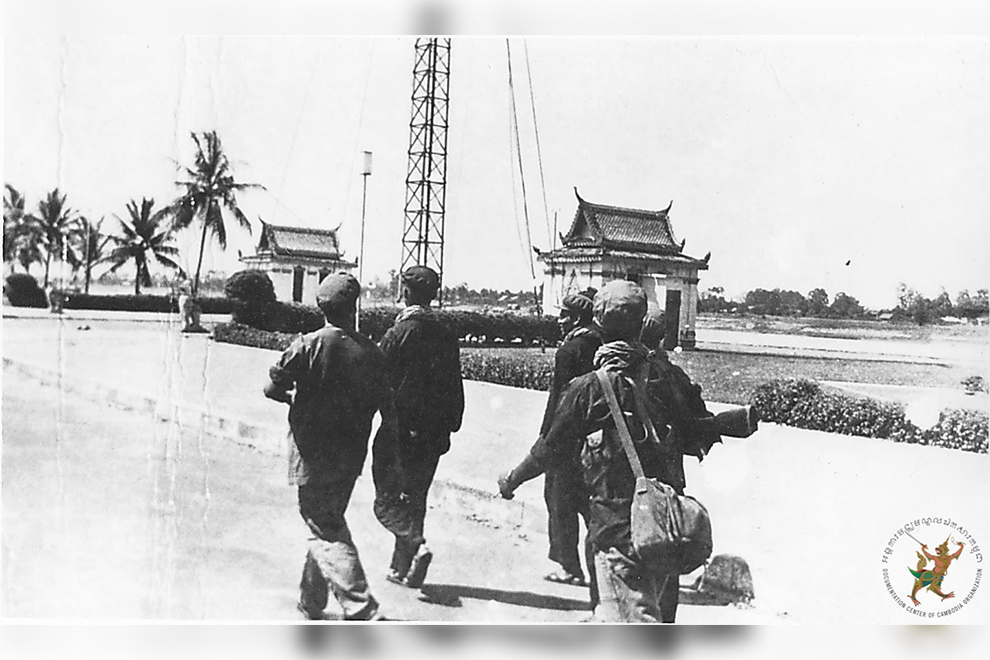 Khmer Rouge Forces entered Phnom Penh in 1975