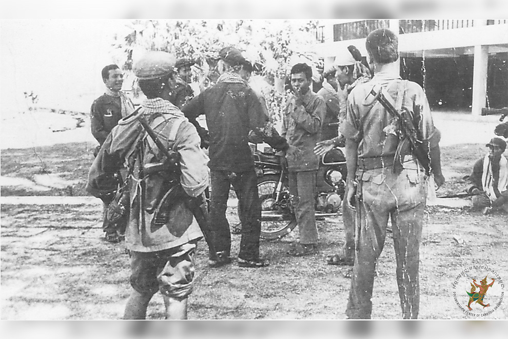 Khmer Rouge Force Entering Phnom Penh