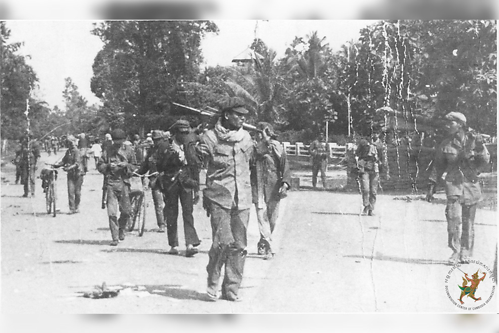 Khmer Rouge Force Entering Phnom Penh