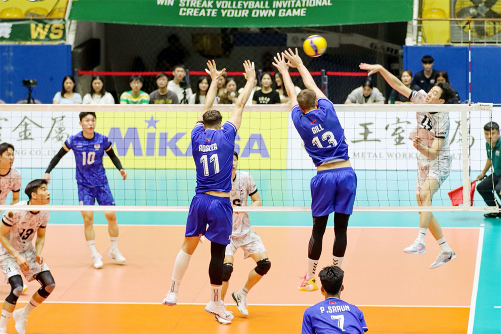 They went on to lose the third-place playoff with the South Korean Armed Forces team on Sunday. Volleyball federation