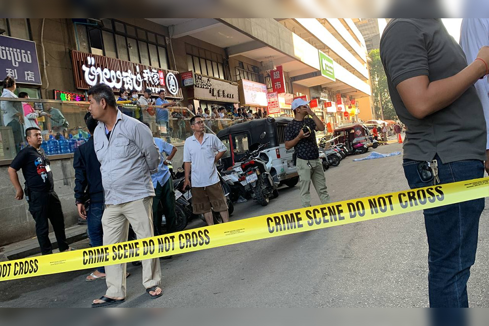 A 22-year old woman from Takeo province died after falling from a building in Tonle Bassac commune on May 18. Nokor Wat