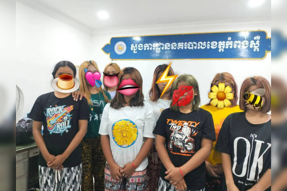 During the May 19 raids, eight women were identified as sex workers, five of them underage. Provincial police