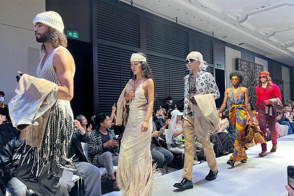 Models walk on runway at PPDW Spring Summer 2025 at Salon One Rosewood Phnom Penh on May 30-31. Supplied