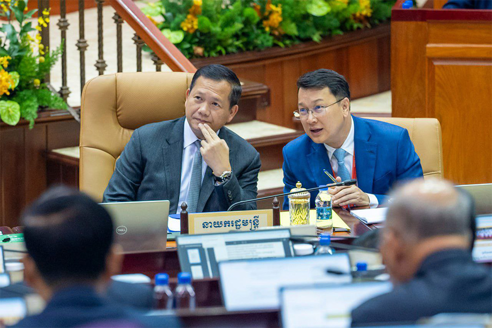 Prime Minister Hun Manet and agriculture minister Dith Tina attend the June 3 meeting of the National Assembly and Senate on the agricultural agenda. Agriculture ministry