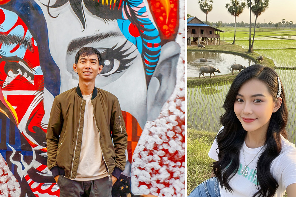 Man and AI: Rath Chan Ponleu, a digital content creator, has emerged as a driving force behind the integration of artificial intelligence (AI) into Cambodian culture and education. Supplied