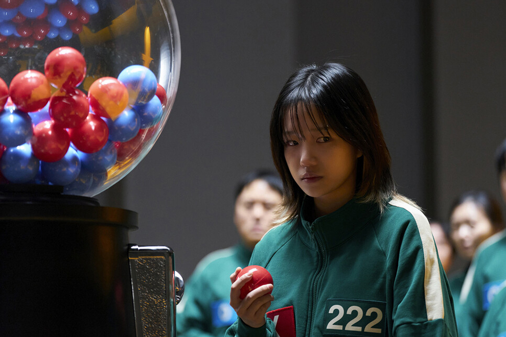 Jo Yu-ri as Jun-hee in “Squid Game” 3. PHOTO: NETFLIX/THE KOREA HERALD