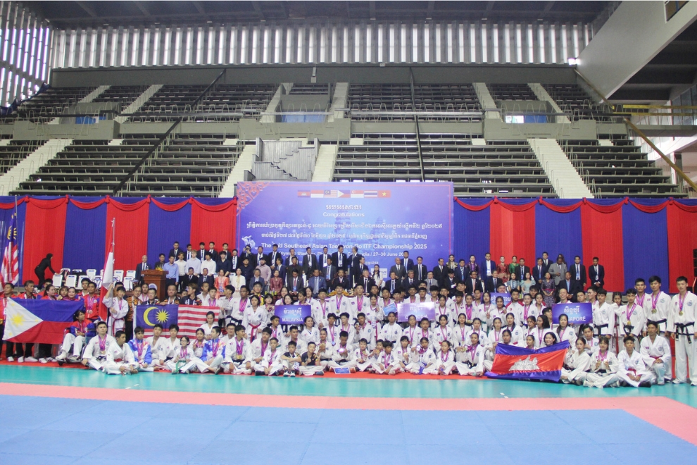 The 2nd Southeast Asian Taekwondo-Do ITF Championship 2025 featured almost 200 athletes from six nations. Chhorn Norn