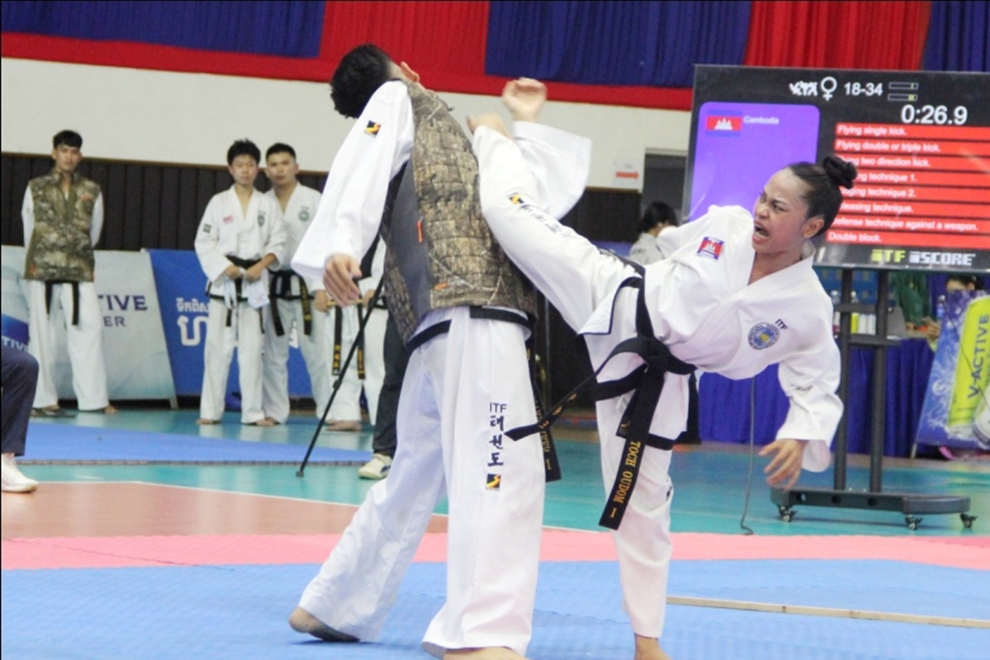 Cambodian athletes dominated this year’s champs, with a record haul of 90 medals. Chhorn Norn